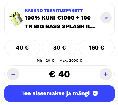 Campeonbet sissemakse: pangavalik (Zimpler)